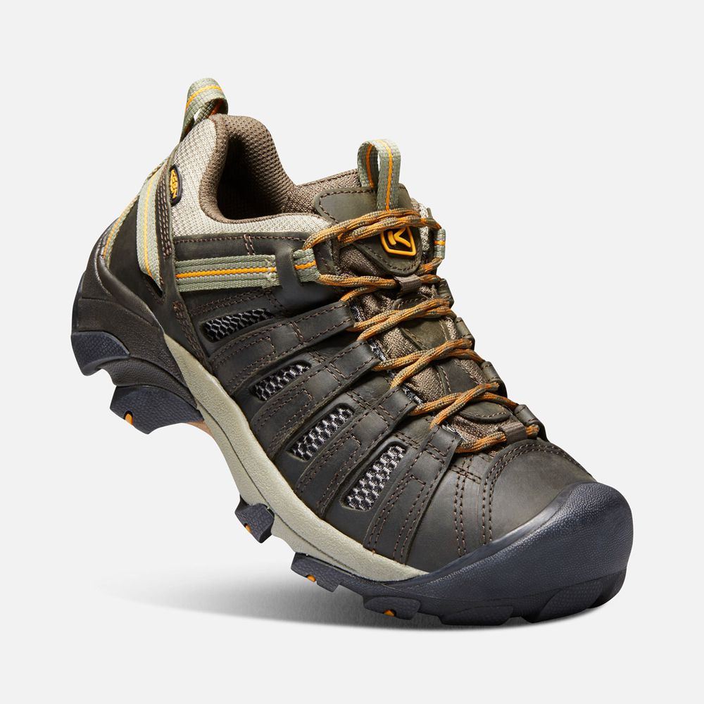 Keen Wandelschoenen Heren Olijfgroen/Zwart - Voyageur - 37615-JNYD